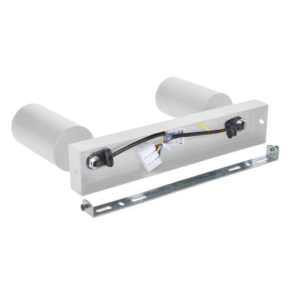Brilagi - Foco para casa de banho SELE 2xGU10/30W/230V IP44 prateado