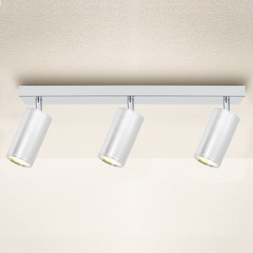 Brilagi - Foco para casa de banho SELE 3xGU10/30W/230V IP44 cromado brilhante