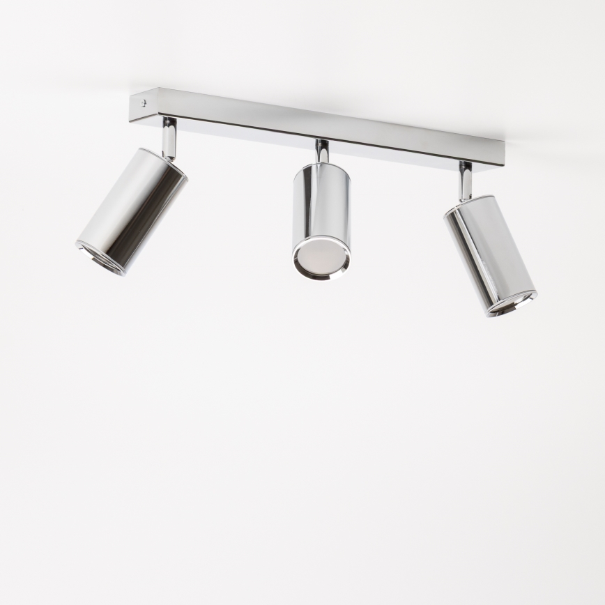 Brilagi - Foco para casa de banho SELE 3xGU10/30W/230V IP44 cromado brilhante
