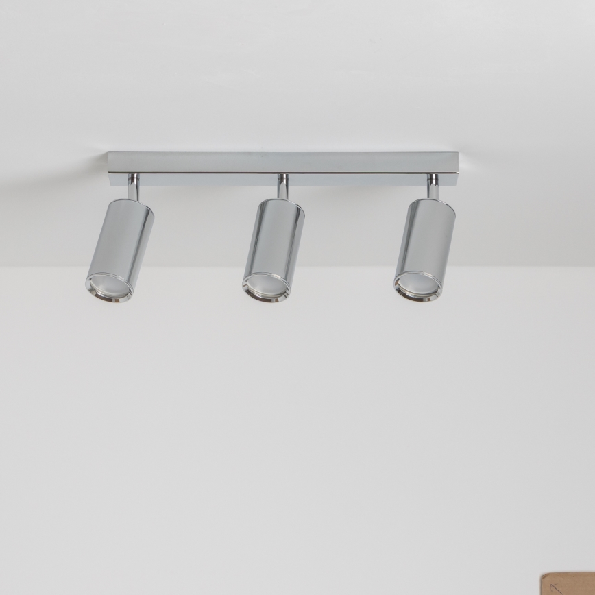 Brilagi - Foco para casa de banho SELE 3xGU10/30W/230V IP44 cromado brilhante