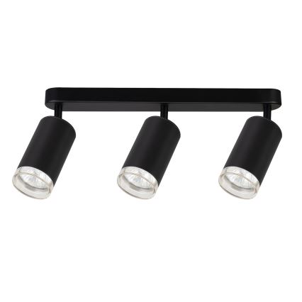 Brilagi - Foco para casa de banho SELE 3xGU10/30W/230V IP44 preto