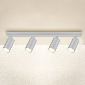 Brilagi - Foco para casa de banho SELE 4xGU10/30W/230V IP44 prateado