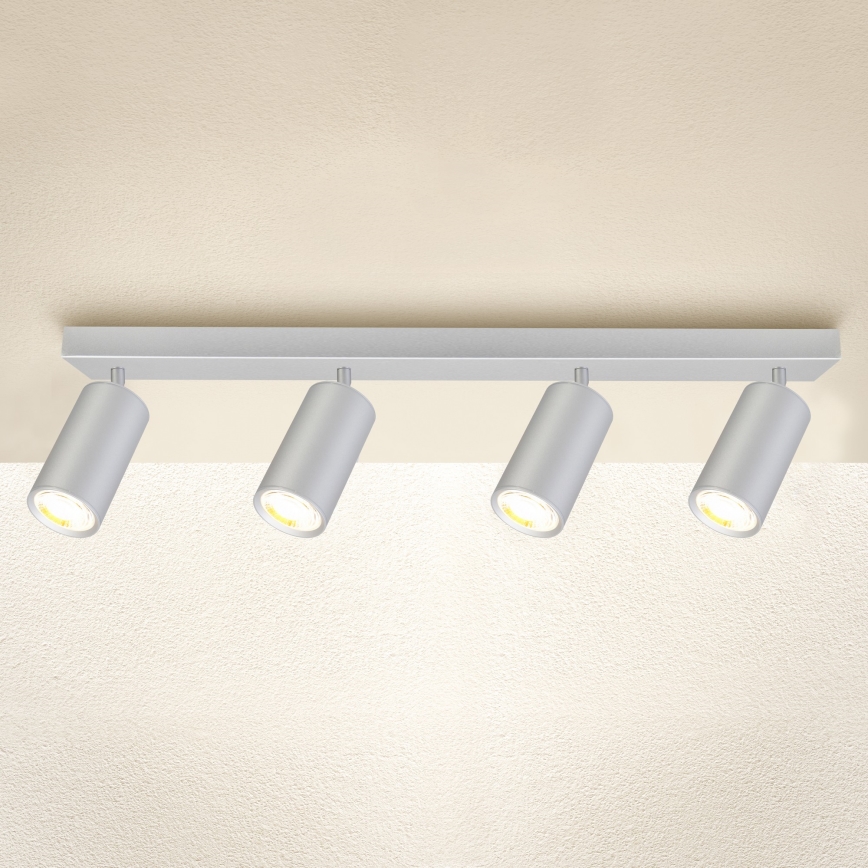 Brilagi - Foco para casa de banho SELE 4xGU10/30W/230V IP44 prateado