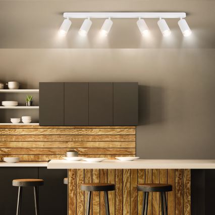 Brilagi - Foco para casa de banho SELE 6xGU10/30W/230V IP44 branco