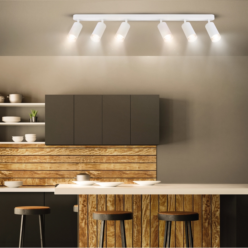 Brilagi - Foco para casa de banho SELE 6xGU10/30W/230V IP44 branco