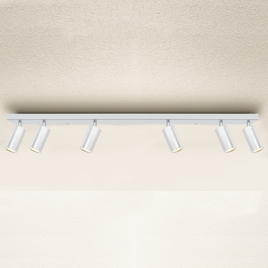 Brilagi - Foco para casa de banho SELE 6xGU10/30W/230V IP44 cromado brilhante
