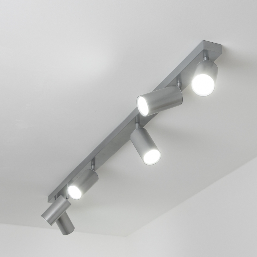 Brilagi - Foco para casa de banho SELE 6xGU10/30W/230V IP44 prateado