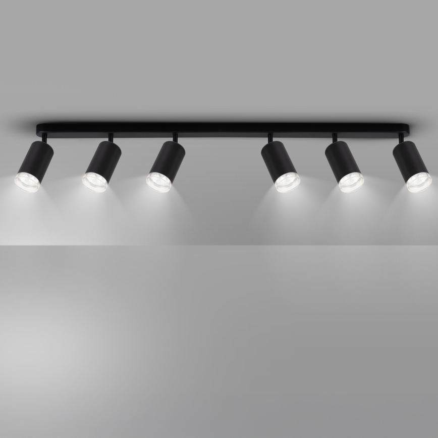 Brilagi - Foco para casa de banho SELE 6xGU10/30W/230V IP44 preto