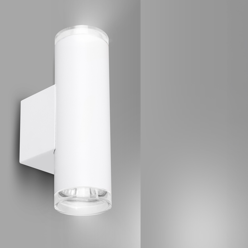 Brilagi - Foco de parede para casa de banho SELE AQUA 4xGU10/30W/230V IP44 branco