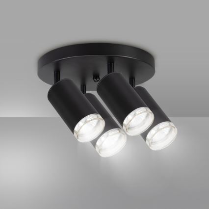 Brilagi - Foco para casa de banho SELE AQUA 4xGU10/30W/230V IP44 preto