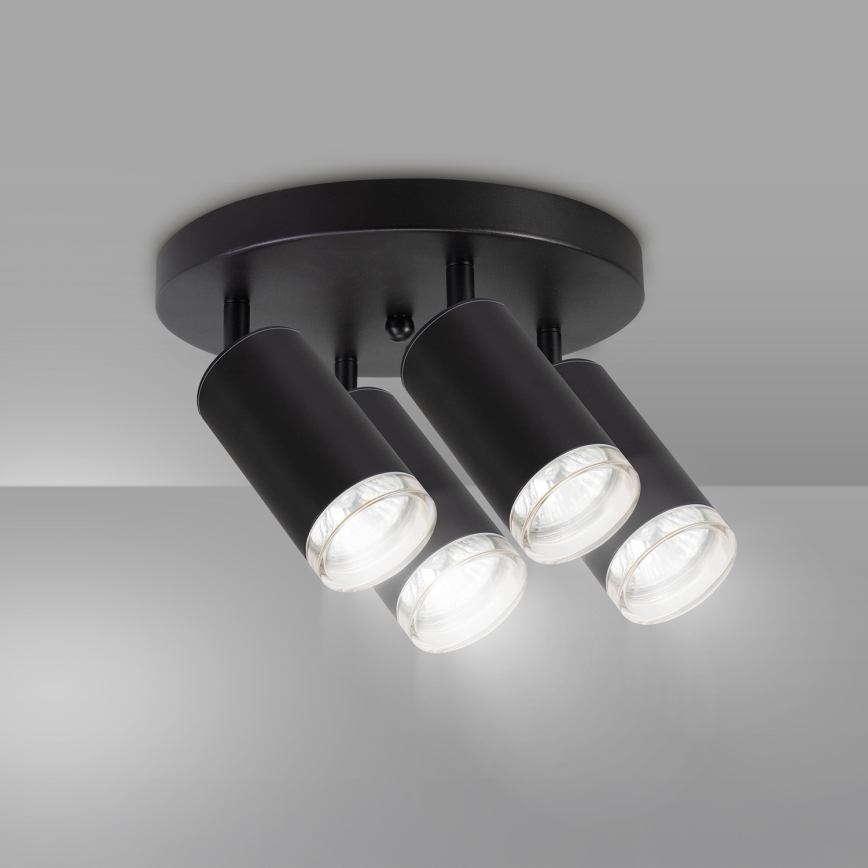 Brilagi - Foco para casa de banho SELE AQUA 4xGU10/30W/230V IP44 preto