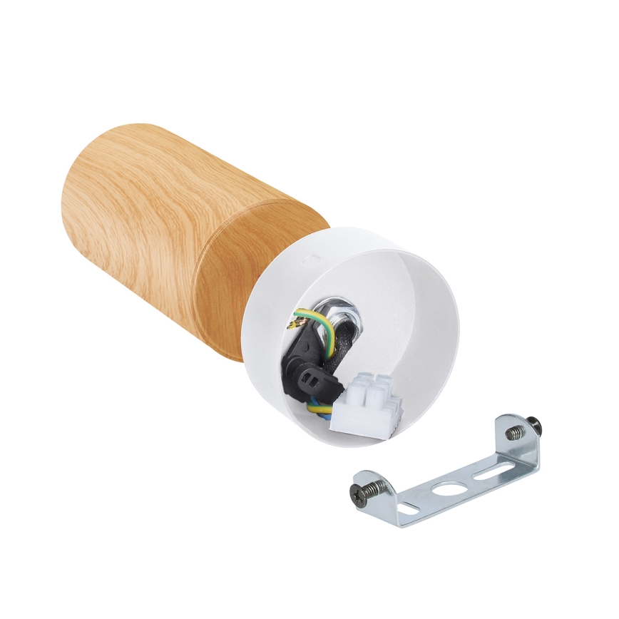 Brilagi - Foco SELE 1xGU10/30W/230V branco/decoração em carvalho