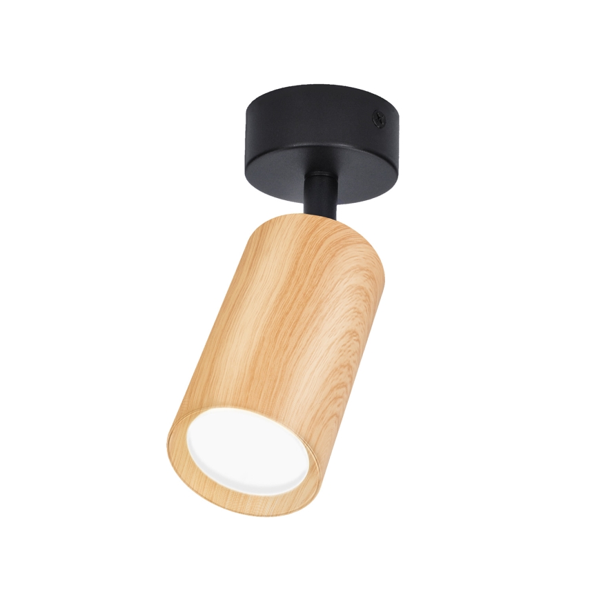 Brilagi - Foco SELE 1xGU10/30W/230V preto/decoração em carvalho