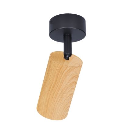 Brilagi - Foco SELE 1xGU10/30W/230V preto/decoração em carvalho