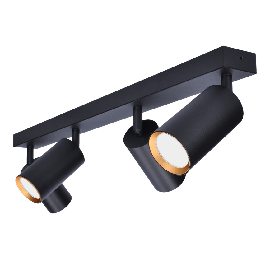 Brilagi - Foco SELE 4xGU10/30W/230V preto/dourada