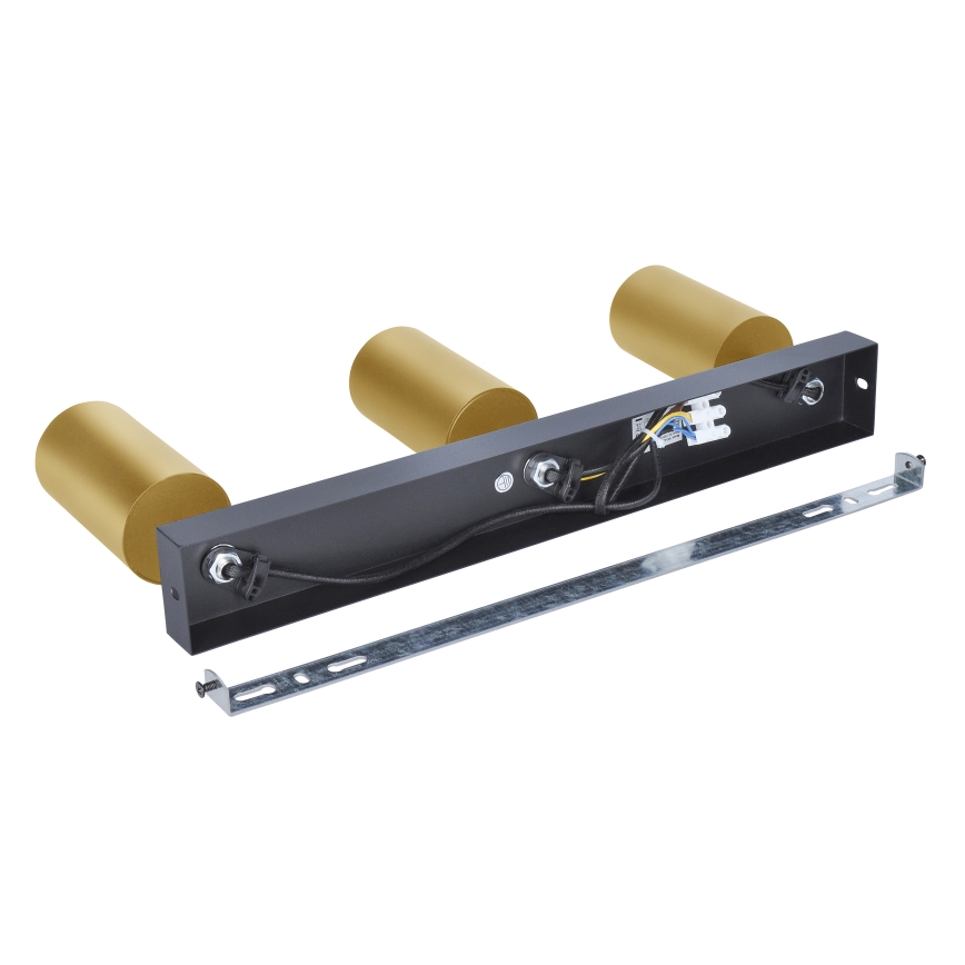 Brilagi - Foco SELE GOLDEN 3xGU10/30W/230V preto/dourado