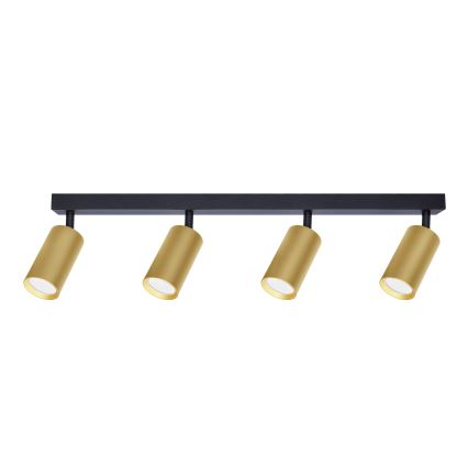 Brilagi - Foco SELE GOLDEN 4xGU10/30W/230V preto/dourado