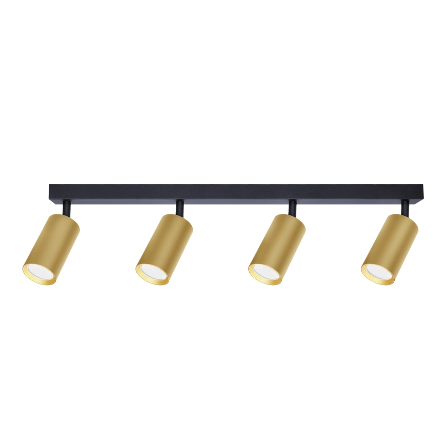 Brilagi - Foco SELE GOLDEN 4xGU10/30W/230V preto/dourado