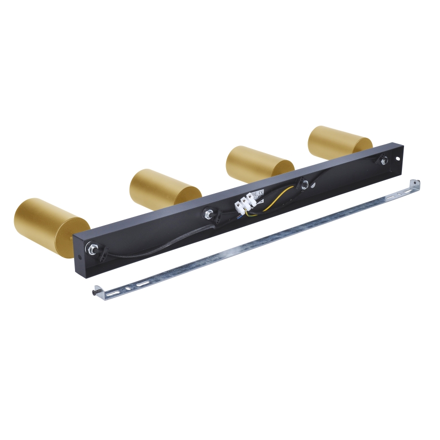 Brilagi - Foco SELE GOLDEN 4xGU10/30W/230V preto/dourado