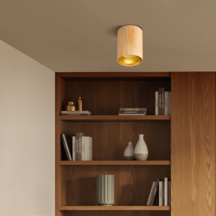 Brilagi - Foco TRINE 1xGU10/30W/230V decoração em carvalho
