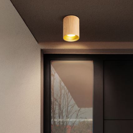 Brilagi - Foco TRINE 1xGU10/30W/230V decoração em carvalho