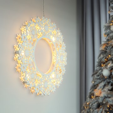 Brilagi - Guirlanda de Natal LED 30 cm, 2x pilhas AA