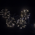 Brilagi - Guirlanda de Natal LED para exterior 150 LEDs 5 m IP44 branco frio, efeito fogos de artifício