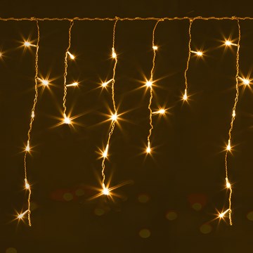 Brilagi - Guirlanda de Natal LED para exterior 400 LEDs/8 funções 23 x 0,6 m IP44 branco quente