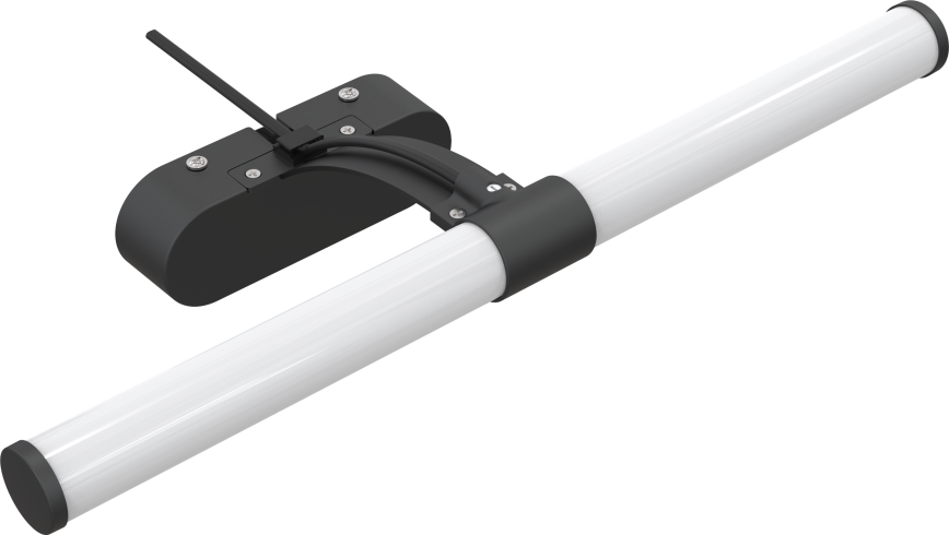 Brilagi - Iluminação de espelho para casa de banho LED TUBEO LED/8W/230V 60 cm IP44 preto