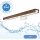 Brilagi - Iluminação de espelho para casa de banho LED WOODY MIRROR LED/12W/230V 60 cm IP44 carvalho nogueira/branco