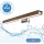 Brilagi - Iluminação de espelho para casa de banho LED WOODY MIRROR LED/12W/230V 60 cm IP44 carvalho nogueira/cromado brilhante