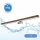 Brilagi - Iluminação de espelho para casa de banho LED WOODY MIRROR LED/15W/230V 90 cm IP44 carvalho nogueira/cromado brilhante