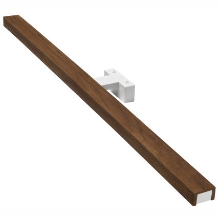 Brilagi - Iluminação de espelho para casa de banho LED WOODY MIRROR LED/15W/230V 90 cm IP44 carvalho cereja/branco