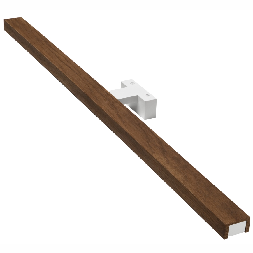 Brilagi - Iluminação de espelho para casa de banho LED WOODY MIRROR LED/15W/230V 90 cm IP44 carvalho cereja/branco
