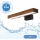 Brilagi - Iluminação de espelho para casa de banho LED WOODY MIRROR LED/8W/230V 40 cm IP44 carvalho cereja/preto