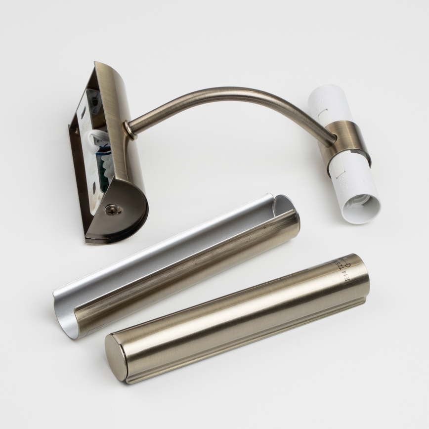 Brilagi - Iluminação de ilustração DANAE 2xE14/40W/230V bronze