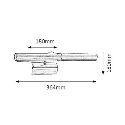Brilagi - Iluminação de ilustração LED DANAE 2xE14/4W/230V 3000K cromado mate