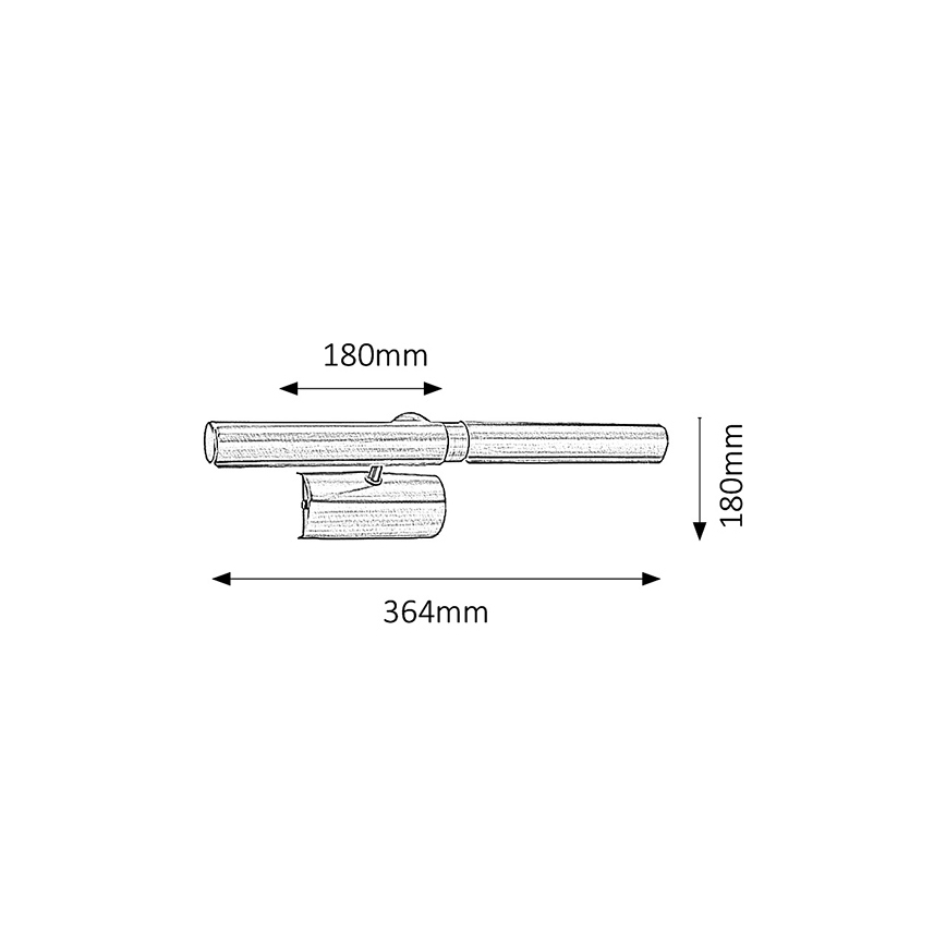 Brilagi - Iluminação de ilustração LED DANAE 2xE14/4W/230V 3000K cromado mate