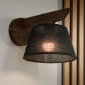 Brilagi - Iluminação de parede ANTHONY 1xE14/40W/230V carvalho/preto