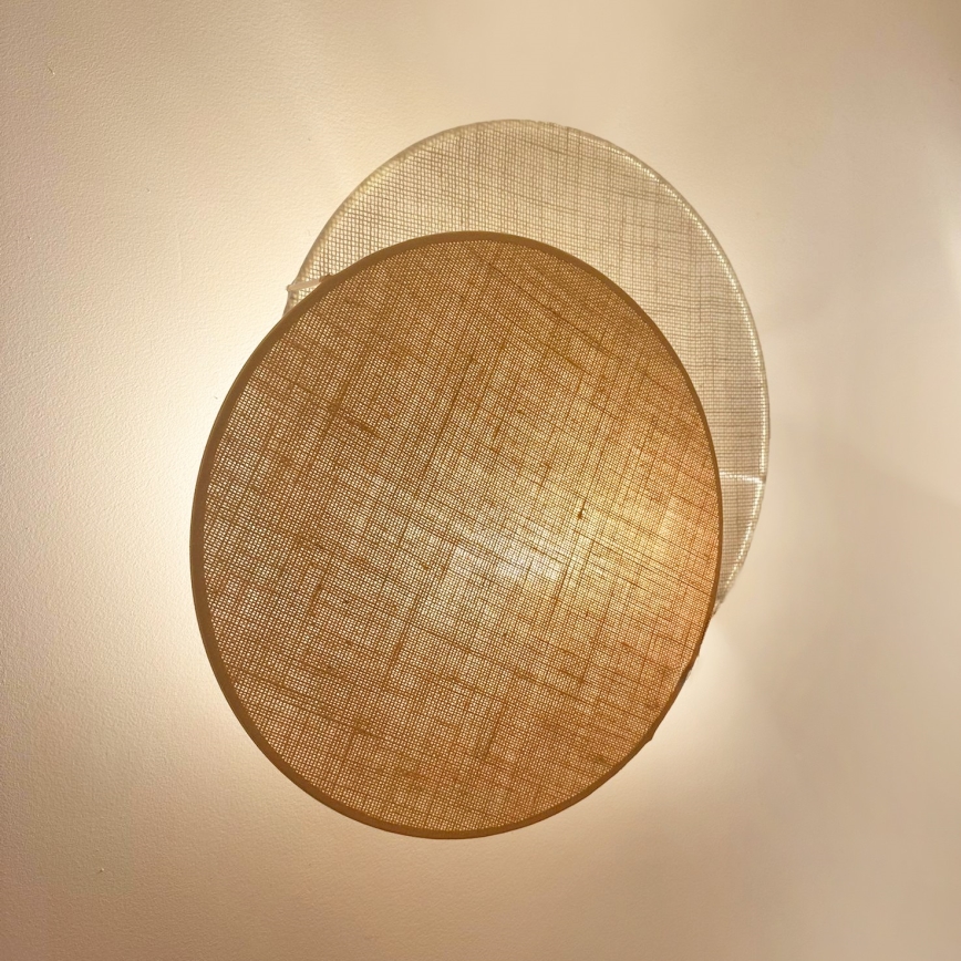 Brilagi - Iluminação de parede CIRCLES 1xE27/15W/230V 35x32 cm bege/creme