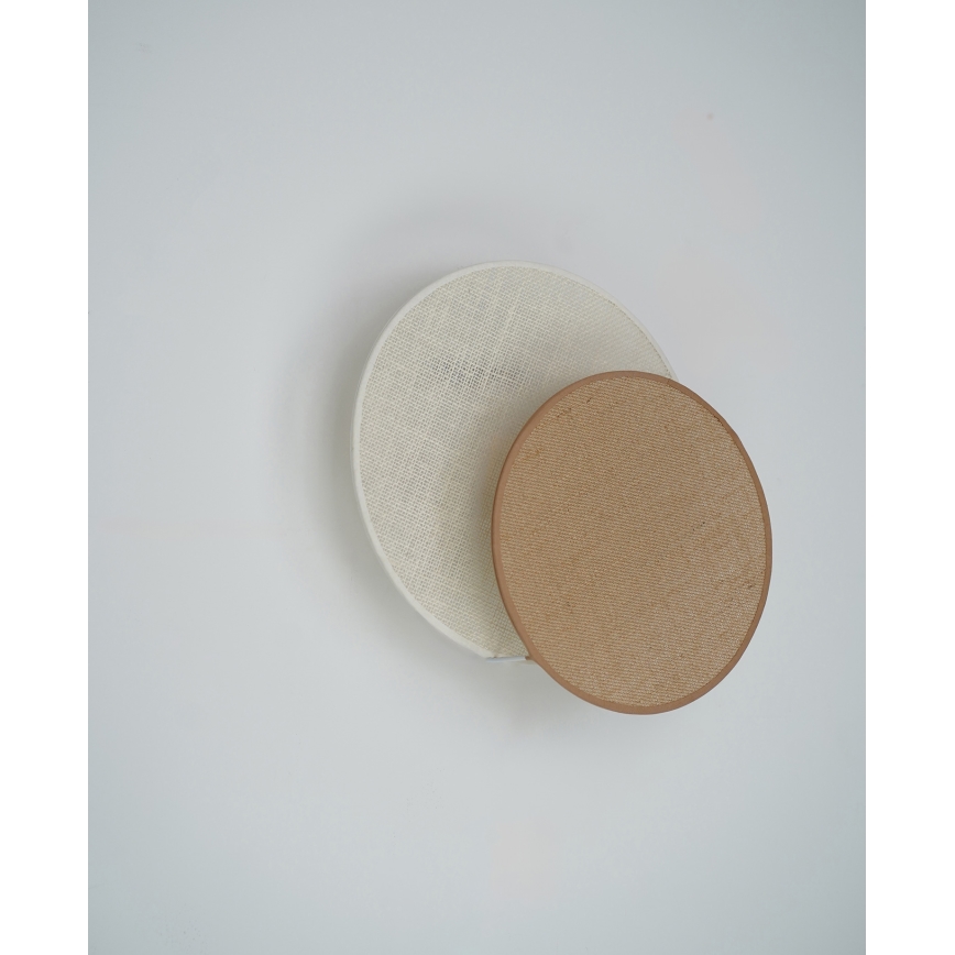 Brilagi - Iluminação de parede CIRCLES 1xE27/15W/230V 35x32 cm bege/creme
