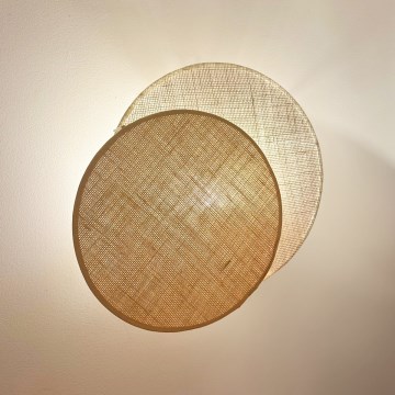 Brilagi - Iluminação de parede CIRCLES 1xE27/15W/230V 45x45 cm bege/creme