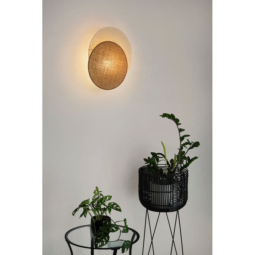 Brilagi - Iluminação de parede CIRCLES 1xE27/15W/230V 45x45 cm bege/creme