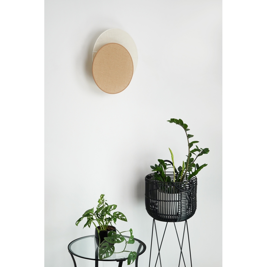 Brilagi - Iluminação de parede CIRCLES 1xE27/15W/230V 45x45 cm bege/creme