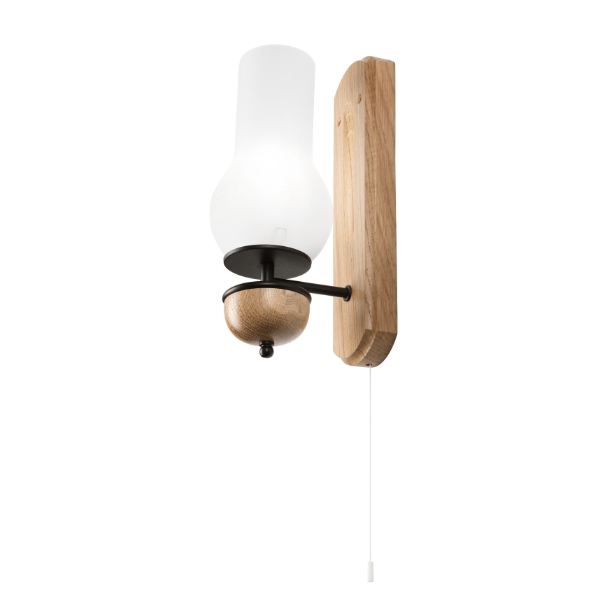 Brilagi - Iluminação de parede COTTAGE 1xE14/40W/230V carvalho/branco