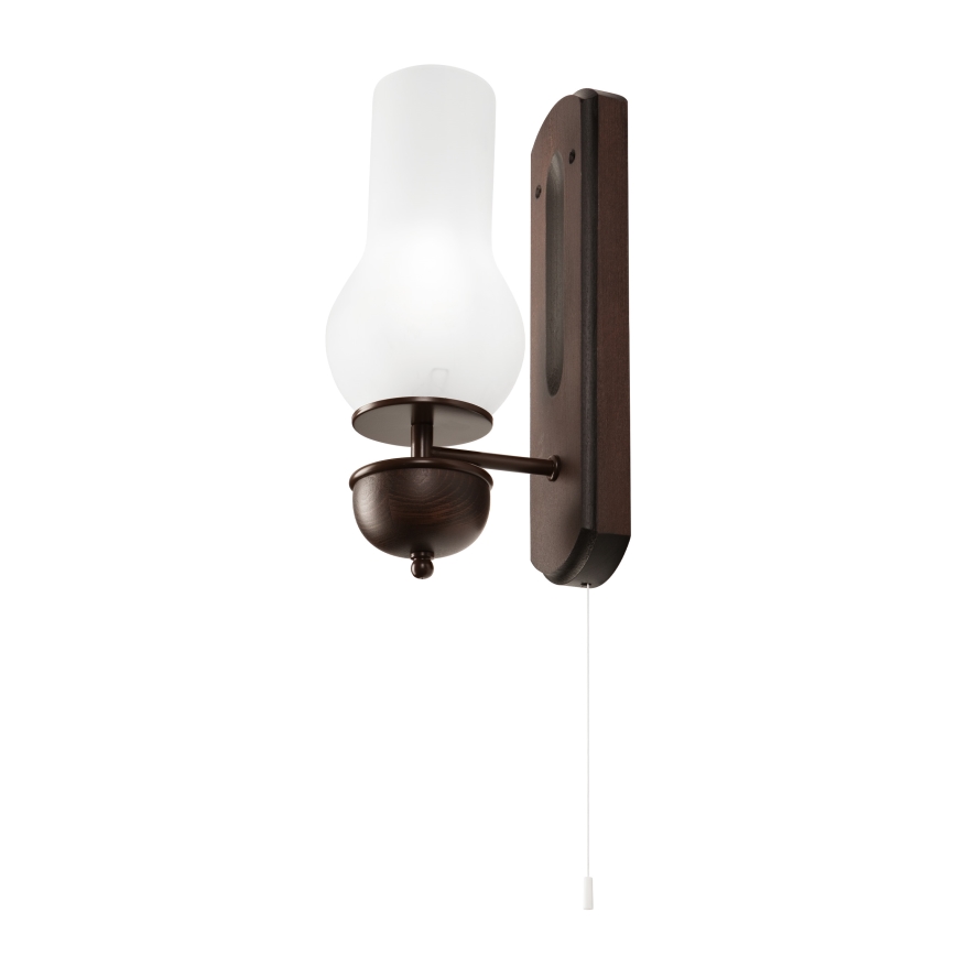 Brilagi - Iluminação de parede COTTAGE 1xE14/40W/230V faia/branco