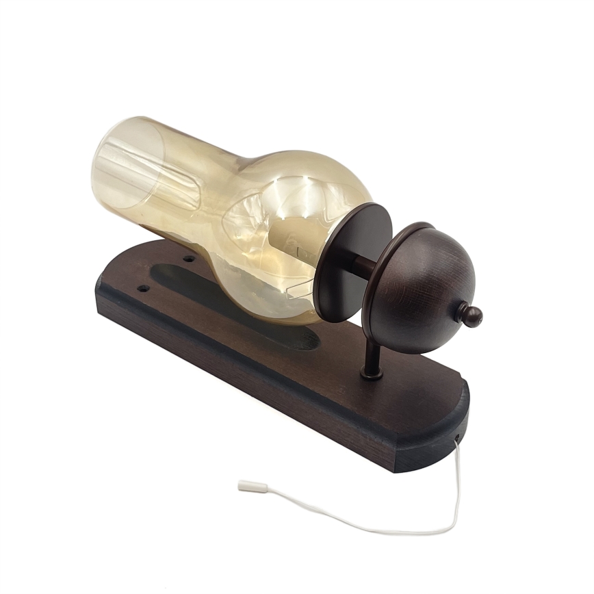 Brilagi - Iluminação de parede COTTAGE 1xE14/40W/230V faia/castanho