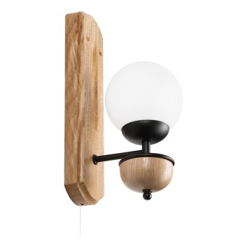 Brilagi - Iluminação de parede COTTAGE 1xG9/40W/230V carvalho/branco