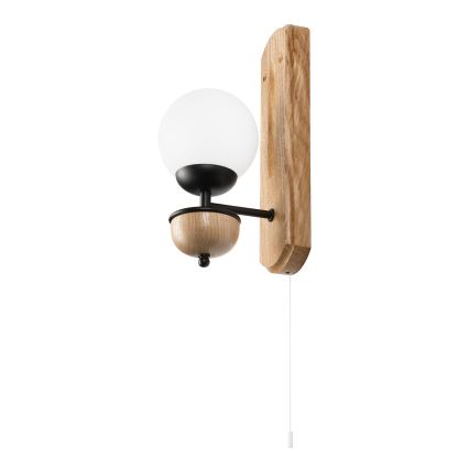 Brilagi - Iluminação de parede COTTAGE 1xG9/40W/230V carvalho/branco