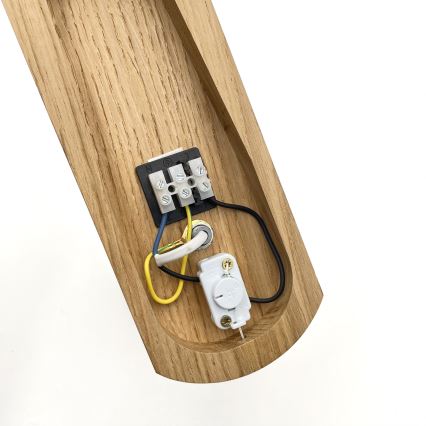 Brilagi - Iluminação de parede COTTAGE 1xG9/40W/230V carvalho/branco